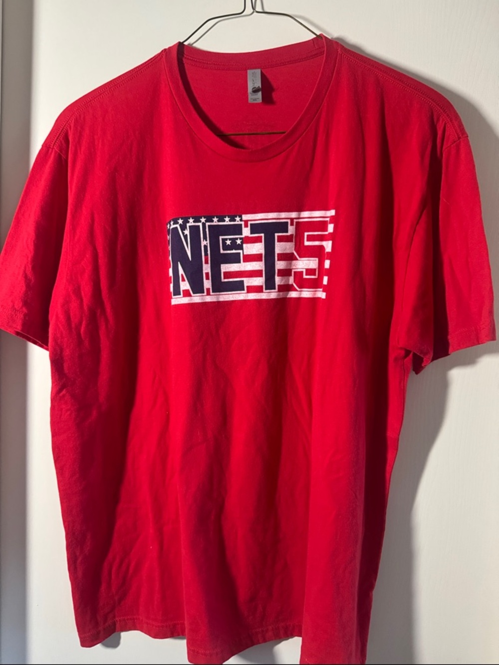 Next Level Apparel Red Crewneck T-Shirt